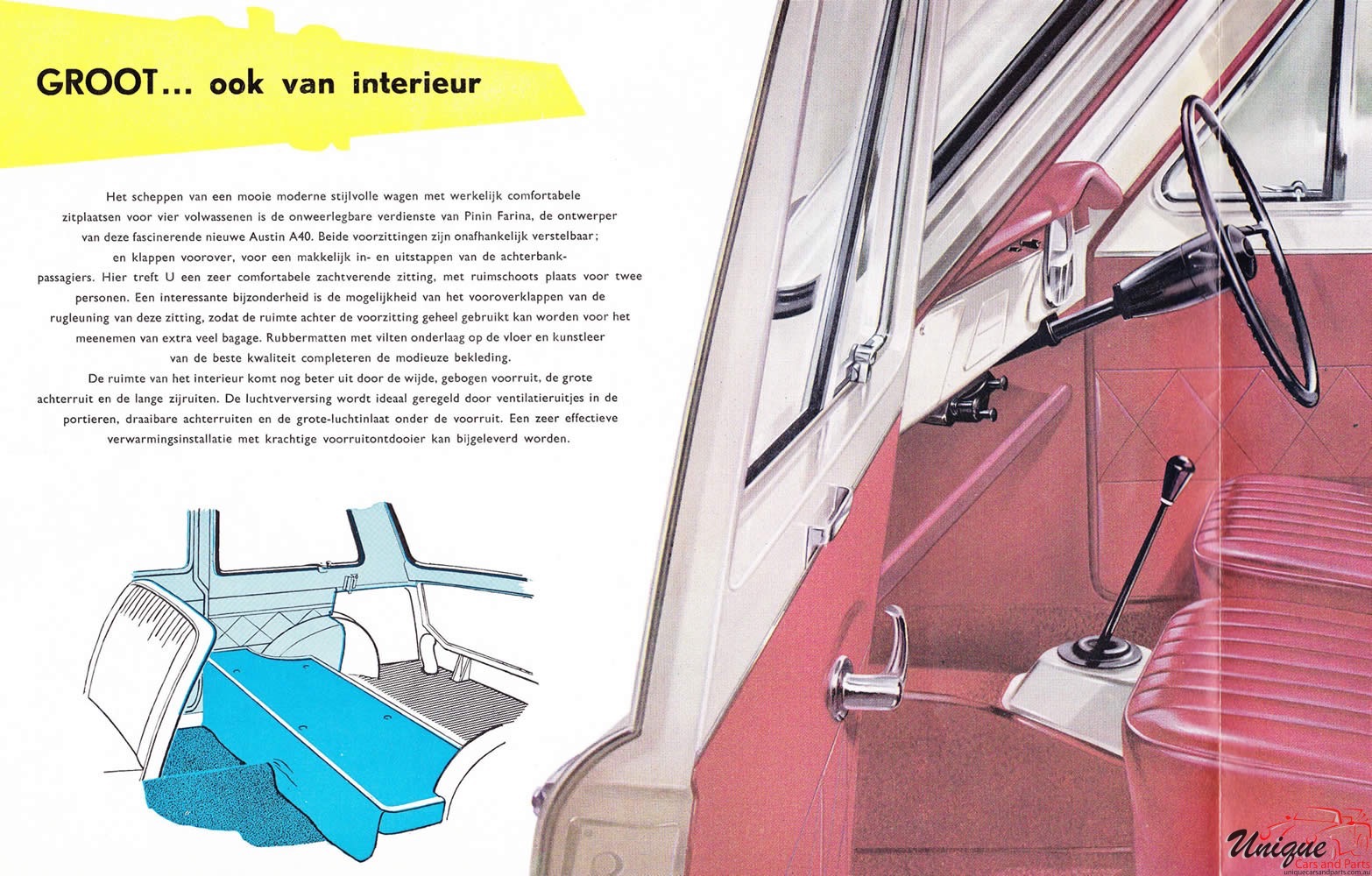 1959 Austin A40 (Netherlands) Brochure Page 7